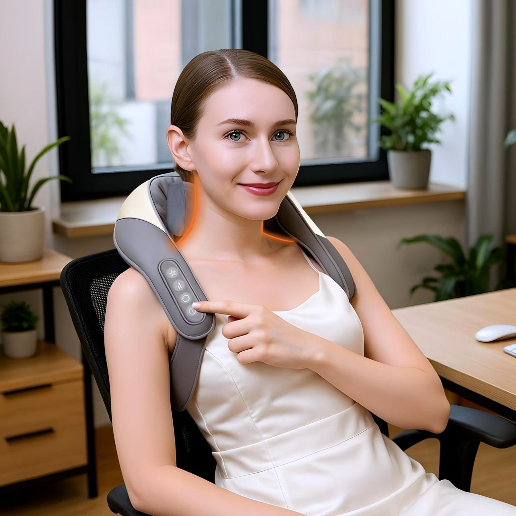 Zephyra | Neck and Shoulder Massager — Wireless Ergonomic Portable Device 1