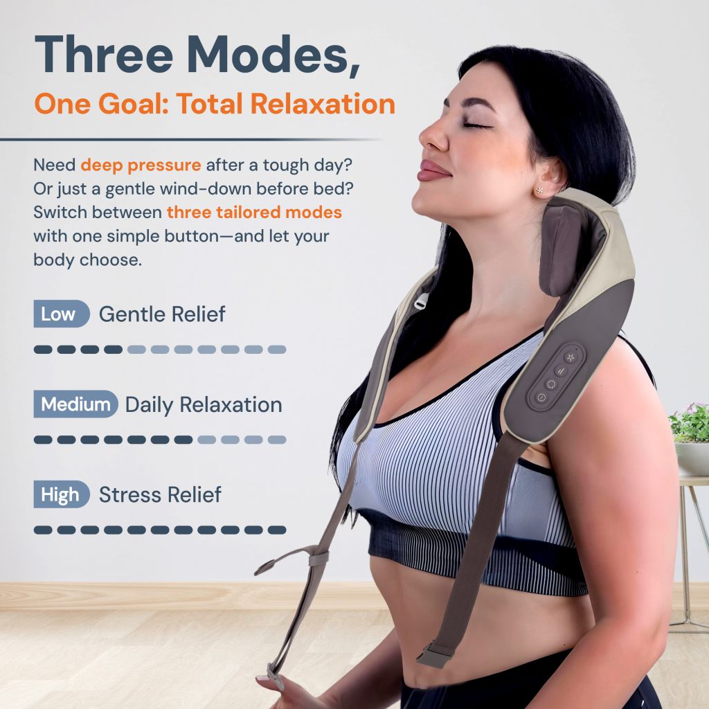 Zephyra | Neck and Shoulder Massager — Wireless Ergonomic Portable Device 4