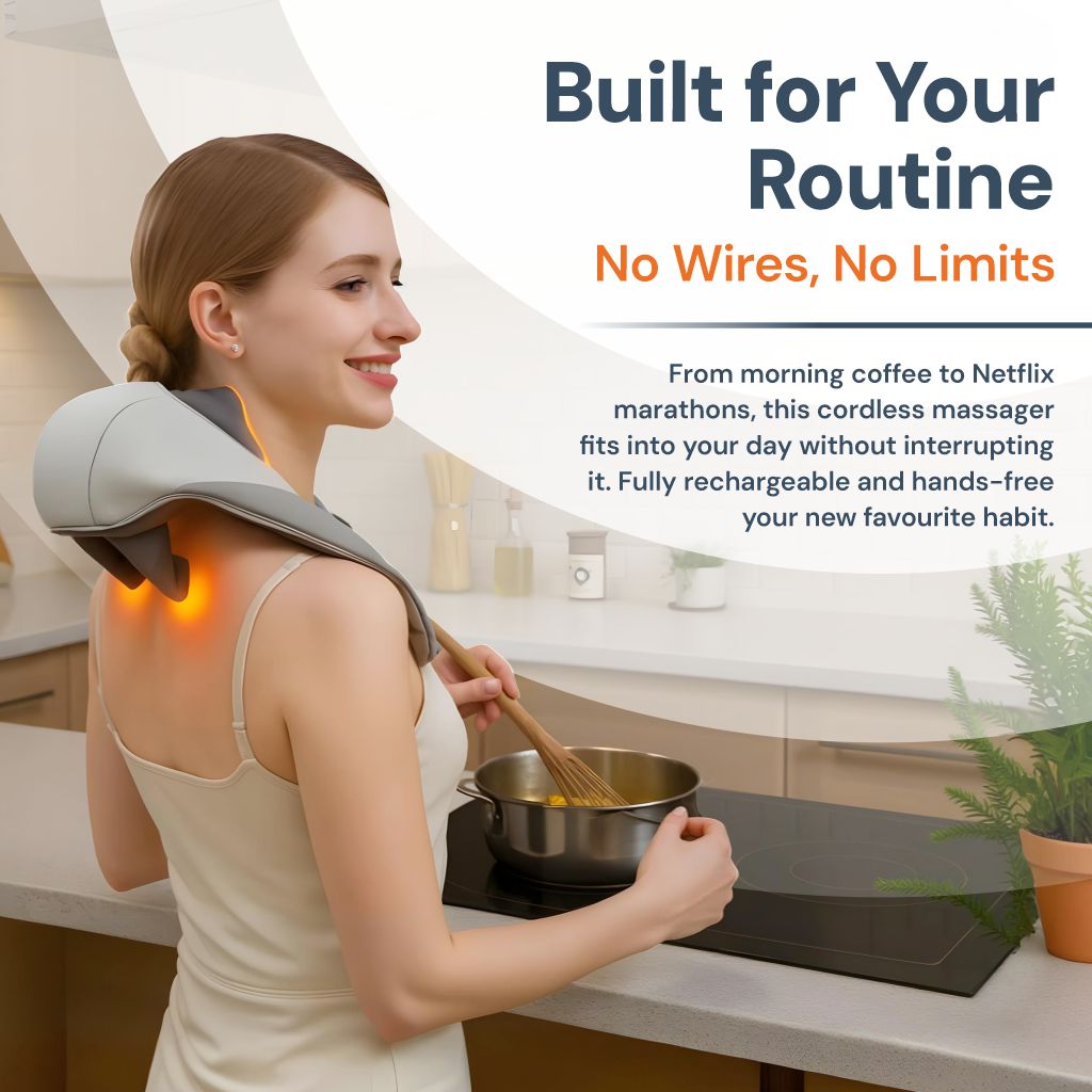 Zephyra | Neck and Shoulder Massager — Wireless Ergonomic Portable Device 5