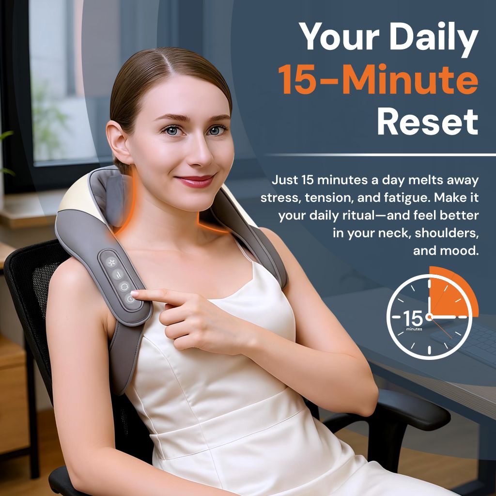 Zephyra | Neck and Shoulder Massager — Wireless Ergonomic Portable Device 6