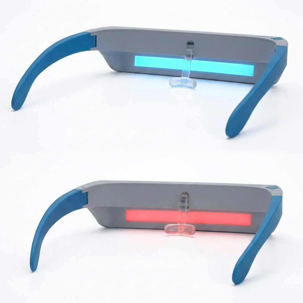 Luvara | LED Wellness Glasses — Dual LED Rechargeable Mood Support Device