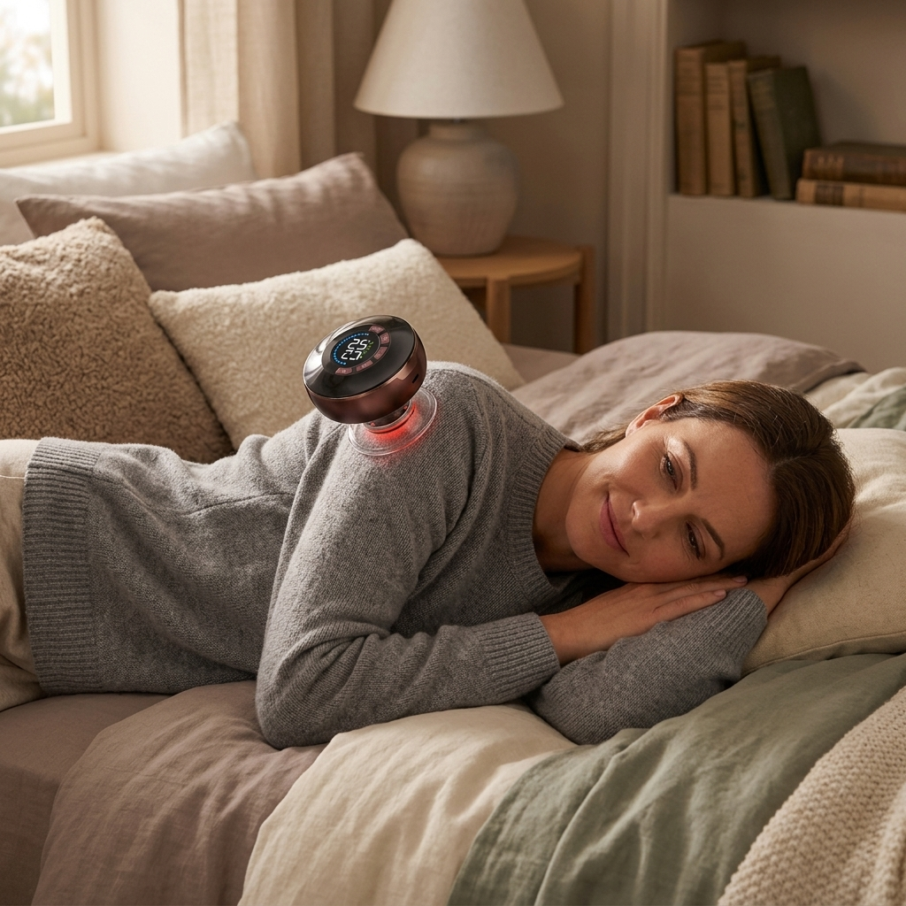 Kavira | Electric Cupping Massager — Smart Heat and EMS Technology Portable