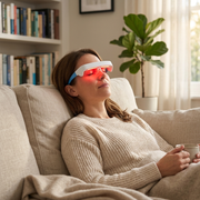 Kaleva | Red Light LED Glasses — 670nm Lightweight Ergonomic Comfort Eyewear