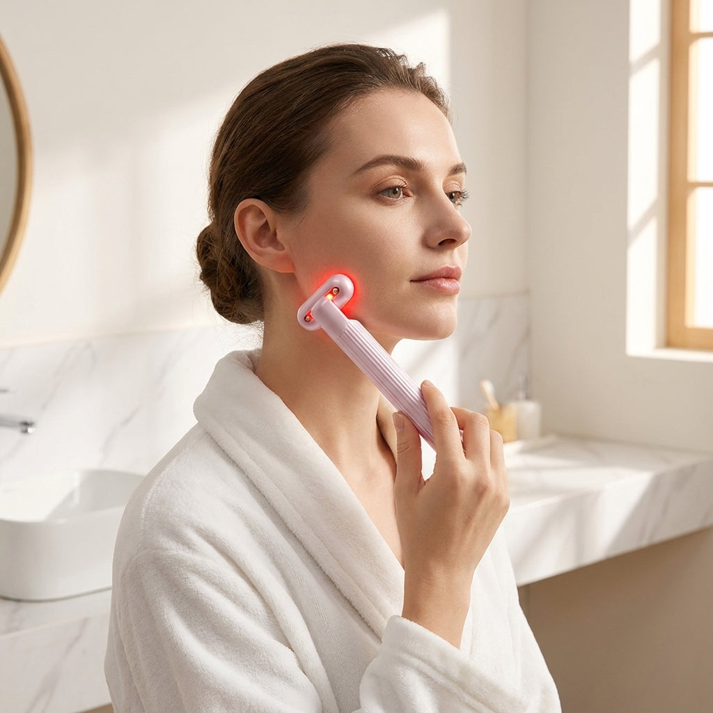 Lurana | Red Light Skincare Wand — Portable Rotating Head LED Device