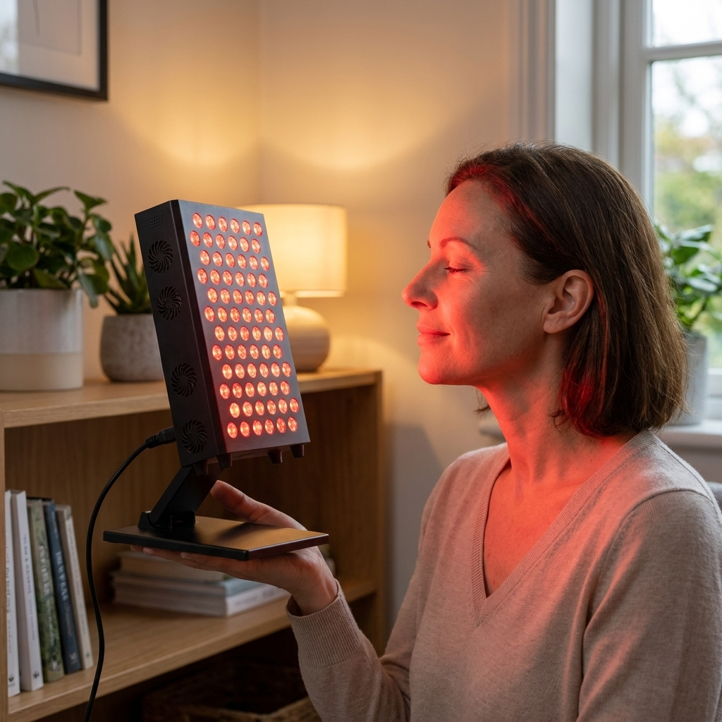Misena | Red Light LED Panel — Quad-Chip LED Technology Compact Design