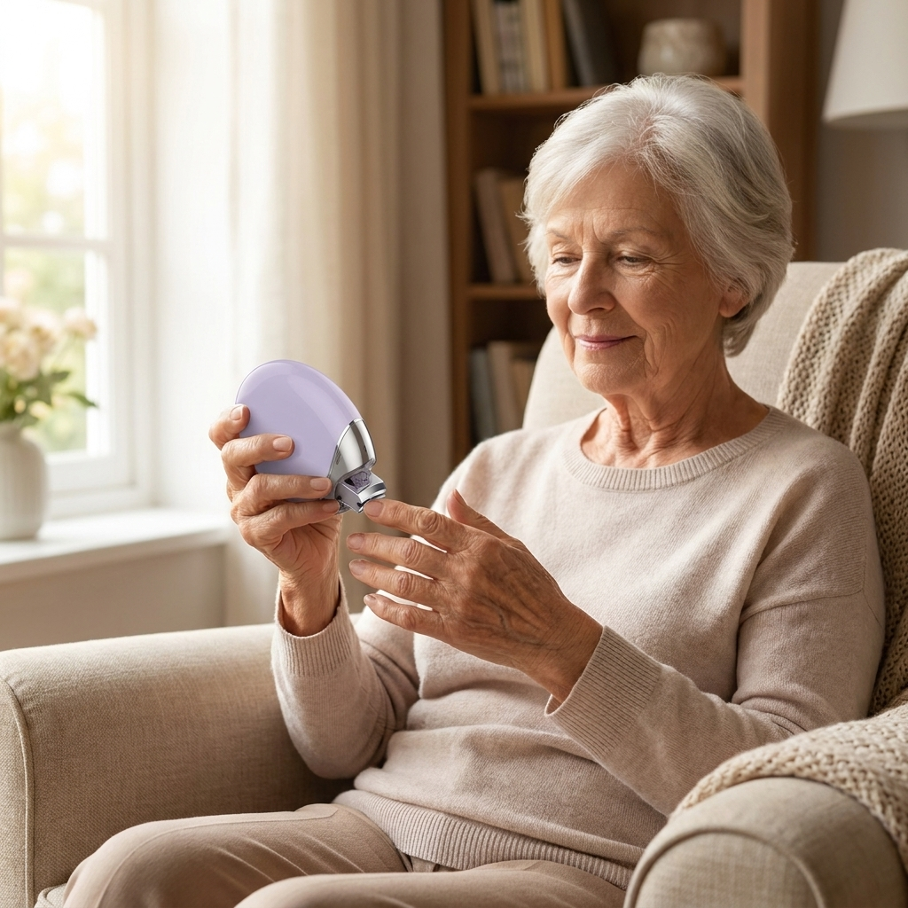Coriva | Electric Nail Clipper — Automatic One-Touch Hygienic Trimming for Seniors