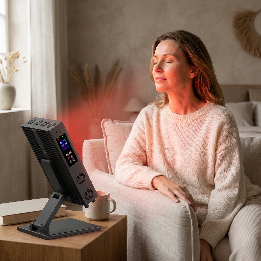 Rivira | Red Light LED Panel — Compact Dual-Chip Portable Home Device