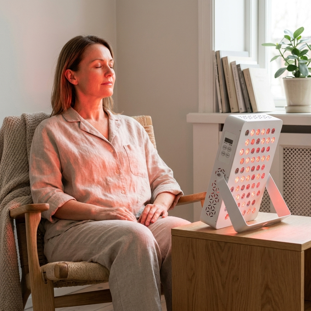 Rineva | Red Light LED Panel — Dual-Lens LED Home Use Device