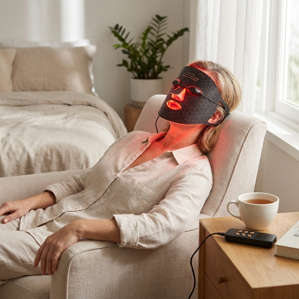 Syvira | Red Light LED Face Mask — Near-Infrared Portable Facial Device