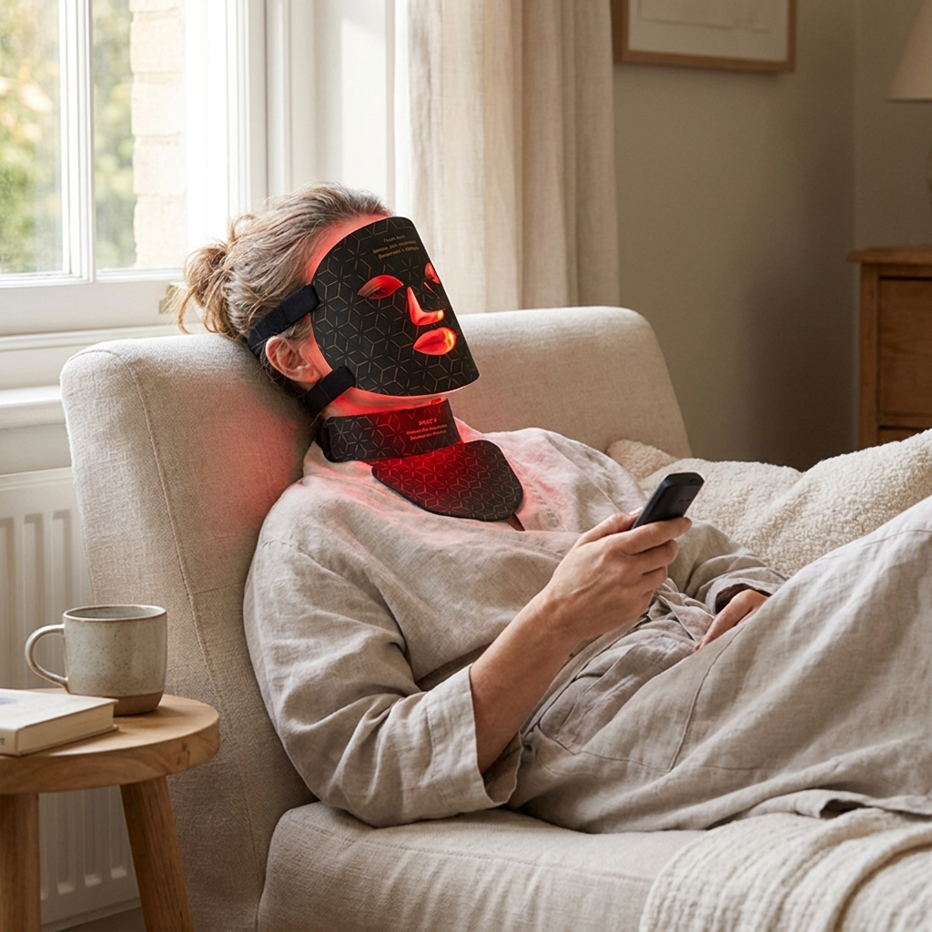 Syleva | LED Face Mask — 4-Color Silicone Design for Face & Neck